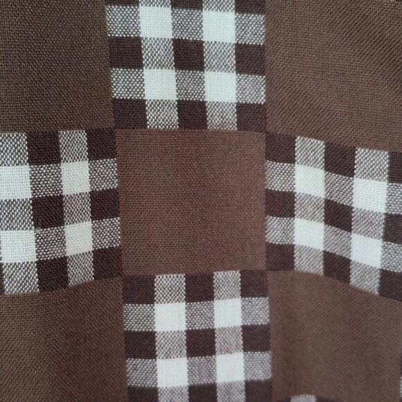 Bogey Boys Brown Big Checkered Flat Front Golf Pants Straight Leg Men's Size 34 - Picture 7 of 15